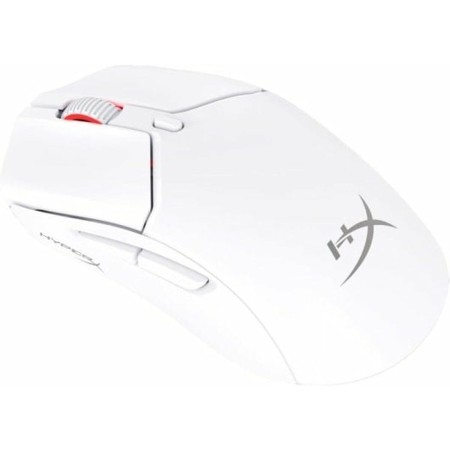 HyperX Haste 2 Wireless – Ratón gaming inalámbrico, ultraligero 61g, batería 100h, sensor preciso HyperX 26K, cable HyperFlex 2,