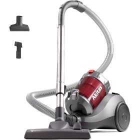 Akitas 800W Potente aspiradora sin Bolsa de Trineo, aspiradora con Cable, para Polvo, Suelos Duros y alfombras, con Cabezal de