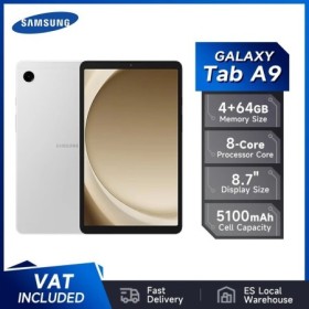 Samsung Galaxy Tab A9 Wifi, tableta, CPU Octa-Core, pantalla TFT de 8,