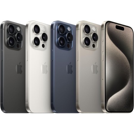 Apple iPhone 15 Pro (128 GB) - Titanio Blanco (Reacondicionado)