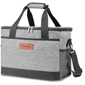 KAEFUYS Bolsa Térmica 30L Bolsa Porta Alimentos Bolsa Isotermica Porta Alimentos Bolsa Comida Trabajo Impermeable Lunch Box para