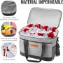 KAEFUYS Bolsa Térmica 30L Bolsa Porta Alimentos Bolsa Isotermica Porta Alimentos Bolsa Comida Trabajo Impermeable Lunch Box para