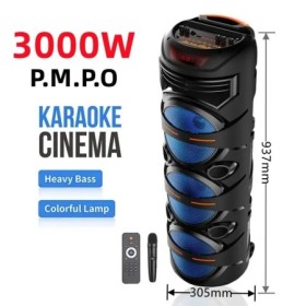 Altavoz inalámbrico con Bluetooth, Subwoofer X3 de 8 pulgadas, para ex