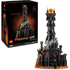 LEGO Icons El Señor de los Anillos: Barad-dûr Maqueta para Adultos Fortaleza de ESDLA, Minifiguras de Personajes Inc. Sauron,