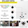 Calentador de Agua a Gas, 20L Calentador de Agua LPG Instantáneo, Calentador de Agua Sin Tanque Con Pantalla LED, Para Duchas al