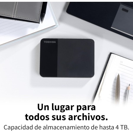 Toshiba 1TB Canvio Ready - disco duro externo portátil de 2,5 pulgadas con SuperSpeed USB 3.2 Gen 1, compatible con Microsoft