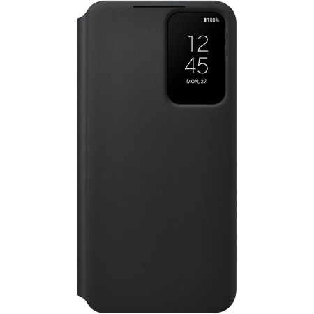 SAMSUNG Smart Clear View Cover (EE) Negro EF-ZS901CBEGEE para Galaxy S22 S901