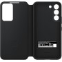 SAMSUNG Smart Clear View Cover (EE) Negro EF-ZS901CBEGEE para Galaxy S22 S901