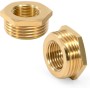 1/2" Macho a 1/8" Hembra Latón Roscado Accesorios de Tubería, Hexagonal Hexagonal Conector Reductor de Tubería Roscada para