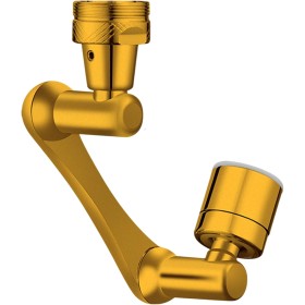 Qsvbeeqj Aireador Latón Giratorio Los Suplementos del Grifo Los Eslabones Giratorios Extensión del Grifo 1440° para Uso del