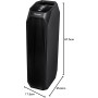 Toshiba Purificador de aire CAF-Z45FR 3 en 1 Air Purifier con filtro HEPA H13, CADR 228 m³/h, filtro de carbón activo, luz UV,