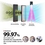 Toshiba Purificador de aire CAF-Z45FR 3 en 1 Air Purifier con filtro HEPA H13, CADR 228 m³/h, filtro de carbón activo, luz UV,