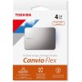 Toshiba Canvio Flex 4TB - Disco Duro Externo (HDD) portátil de 2,5'' para Mac, PC con Windows, Smartphones y Tablets, Compatible