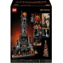 LEGO Icons El Señor de los Anillos: Barad-dûr Maqueta para Adultos Fortaleza de ESDLA, Minifiguras de Personajes Inc. Sauron,