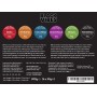 Caja de 6 Cafés Molidos Gourmet de origen único - WORLD'S COFFEES | 300g (6 x 50g) - Idea de Regalo para él y ella | Disfruta en