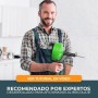 Meisterfaktur Espiral de limpieza de tuberías [15 metros] – con tambor de acero – Espiral de drenaje ideal para una limpieza de