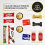 Cajita Regalo Original con 17 Chocolates Kinder Bueno, Cards, Kinder Chocolate, Twix, Mars, Kit Kat, Huesitos, Galleta Lotus