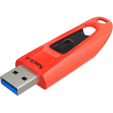 SanDisk Pendrive 64 GB Ultra Memoria flash USB 3.0 hasta 130 MB/s, (SecureAccess Software, Protección de contraseñas) Negro