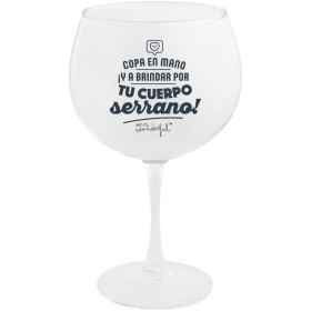 Mr. Wonderful WOA2211995ESZ0 Copa de Vidrio, Multicolor, Estándar
