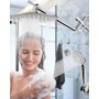 TPZORJX 1 pieza Válvula de conversión de 3 vías Válvula de 3 vías Válvula angular de 1/2 pulgada para lavabo, bañera, cabezal de