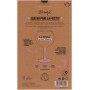 Mr. Wonderful Dos copas de Vidrio para parejas que se quieren con locura, 170ml, Color Claro, 1 unidad