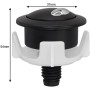HpLive Botón de descarga para inodoros Siamp, válvula de descarga con control por cable para Optima 50 Dual Flush, botón de