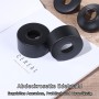Rosetas de Acero Inoxidable, 30mm, 6 Piezas Roseta de Cubierta Negra, Embellecedor Grifo Ducha, Cubierta de Ducha Decorativa de