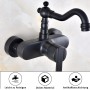 Rosetas de Acero Inoxidable, 30mm, 6 Piezas Roseta de Cubierta Negra, Embellecedor Grifo Ducha, Cubierta de Ducha Decorativa de