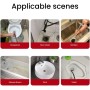 ZASCHMOY Serpiente de Plomería, Removedor de Obstrucciones de Drenaje de Serpiente de Tubería con Modo Doble, Removedor de