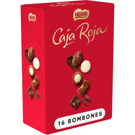 NESTLÉ CAJA ROJA bombón de chocolate con leche surtido estuche 143 g