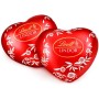 Lindt LINDOR Bombón Corazón Chocolate con Leche San Valentín, caja con aprox 16 bombones con forma de corazón para regalar,