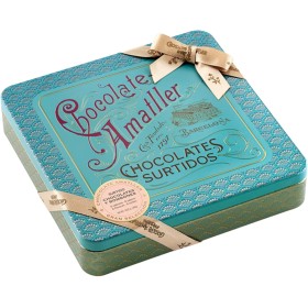 Chocolate Amatller Regalo Original (Caja Regalo Metálica Chocolates 244gr) Variados