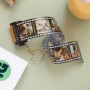 Transparent Gift Llavero Carrete de Fotos Personalizado con Frase. Regalos Originales para Hombre y Mujer. Llaveros Originales.