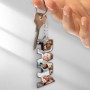 Transparent Gift Llavero Personalizado con Fotos en Letras para Papá o Mamá. Regalo Día del Padre, Día de la Madre. Llaveros