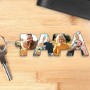 Transparent Gift Llavero Personalizado con Fotos en Letras para Papá o Mamá. Regalo Día del Padre, Día de la Madre. Llaveros