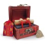 Pulseras de La Leyenda del Hilo Rojo del Destino con Cofre del Tesoro, Amuleto del Amor y Omamori. Regalos Originales Para Mujer