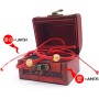Pulseras de La Leyenda del Hilo Rojo del Destino con Cofre del Tesoro, Amuleto del Amor y Omamori. Regalos Originales Para Mujer