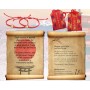 Pulseras de La Leyenda del Hilo Rojo del Destino con Cofre del Tesoro, Amuleto del Amor y Omamori. Regalos Originales Para Mujer