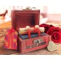 Pulseras de La Leyenda del Hilo Rojo del Destino con Cofre del Tesoro, Amuleto del Amor y Omamori. Regalos Originales Para Mujer