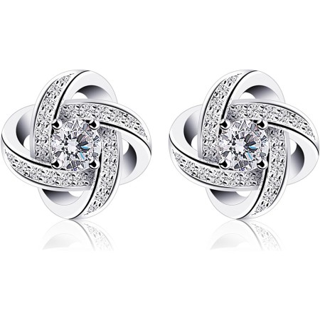 B.Catcher Pendientes Mujer Plata de Ley 925 ''Eres la luz de mis ojos'' con Para Regalo San Valentín Originales