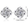 B.Catcher Pendientes Mujer Plata de Ley 925 ''Eres la luz de mis ojos'' con Para Regalo San Valentín Originales