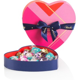 Venchi - Caja en Forma de Corazón con 15 Bombones Surtidos, Sin Gluten, 185 g, Idea de regalo para el Día de la Madre