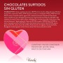 Venchi - Caja en Forma de Corazón con 15 Bombones Surtidos, Sin Gluten, 185 g, Idea de regalo para el Día de la Madre