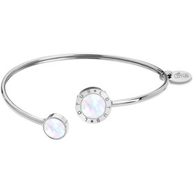 Lotus LS1837-2/1 D2JLS1837-2-1 - Pulsera de acero inoxidable con círculo para mujer, brazalete plateado, un bonito regalo para