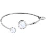 Lotus LS1837-2/1 D2JLS1837-2-1 - Pulsera de acero inoxidable con círculo para mujer, brazalete plateado, un bonito regalo para