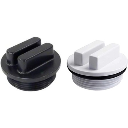Entgoinggo Drenaje de filtro de piscina, tapa roscada para invierno con O para anillo para línea de retorno de piscina, filtros
