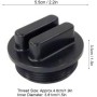Entgoinggo Drenaje de filtro de piscina, tapa roscada para invierno con O para anillo para línea de retorno de piscina, filtros