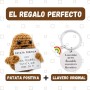 Amze Patata Feliz. Regalos Originales para Mujer | Llaveros Originales | Regalos Originales para Hombre | Regalo Cumpleaños |