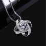 B.Catcher Collar Mujer Plata de Ley 925 ''Eres la luz de mis Ojos'' con para Regalo San Valentín Originales Cadena 45cm Longitud