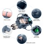 Aucuu Large Gym Bag, Large Yoga Mat Bag, Sports Yoga Mat Bag with Compartment and Multifunctional Pockets with Zipped